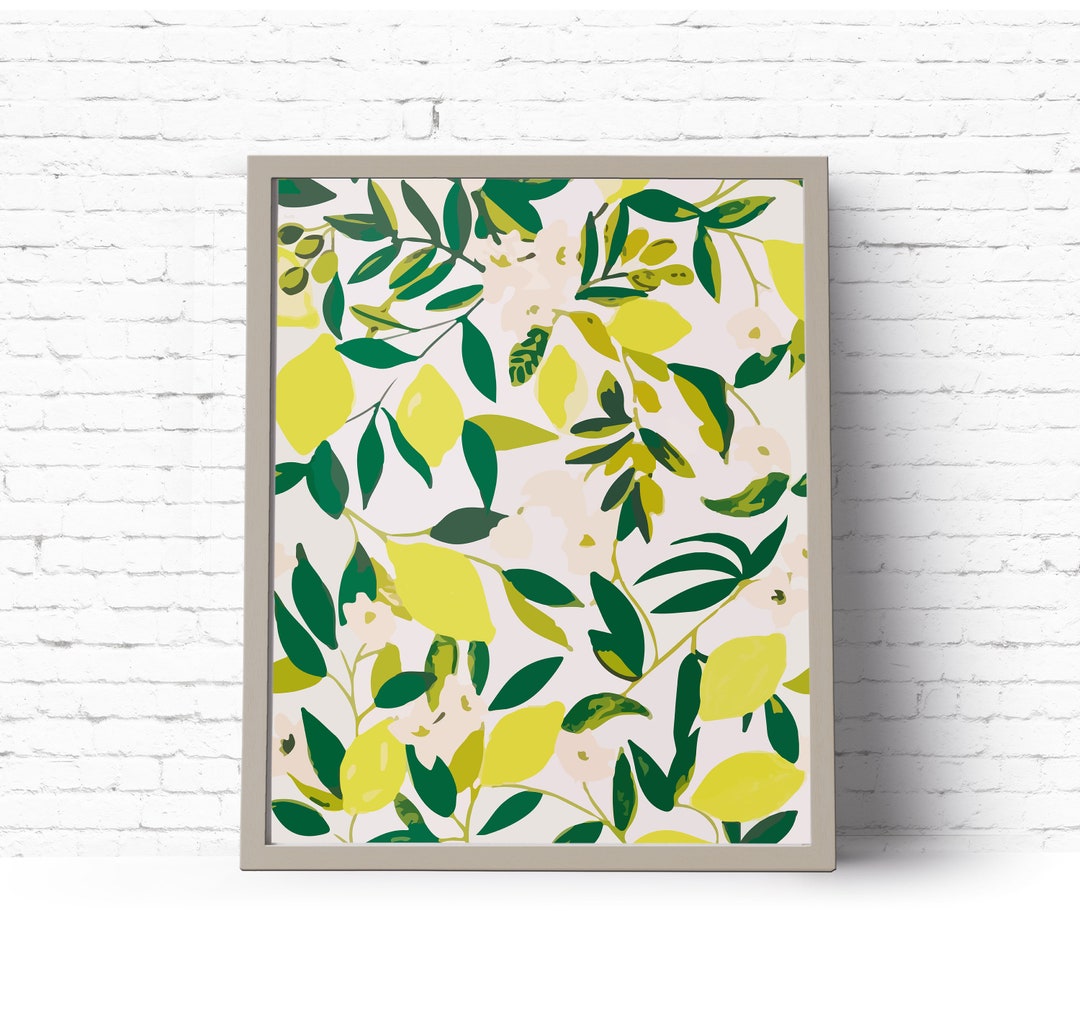 Instant Download Printable Art. Lemon Drop Art Print. Wallpaper Print ...