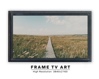 Samsung Frame TV Art. Path Through The Marshlands. Instant Digital Download. Frame TV Size 3840 x 2160. Frame TV Art.