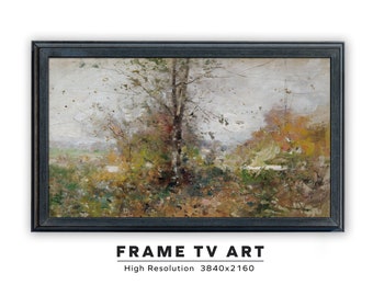 Samsung Frame TV Art. Autumn Glory. Autumn Fall Landscape. Vintage Landscape Painting. Instant Digital Download. Frame TV Size 3840 x 2160.