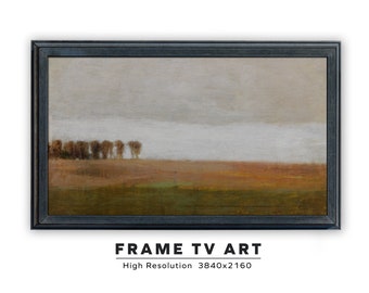 Samsung Frame TV Art. Autumn Landscape. Vintage Landscape Painting. Instant Digital Download. Frame TV Size 3840 x 2160.