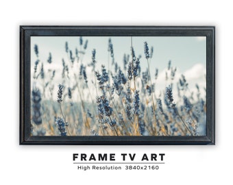 Samsung Frame TV Art. Lavender Field. Instant Digital Download. Frame TV Size 3840 x 2160. Art Print for the Frame TV.