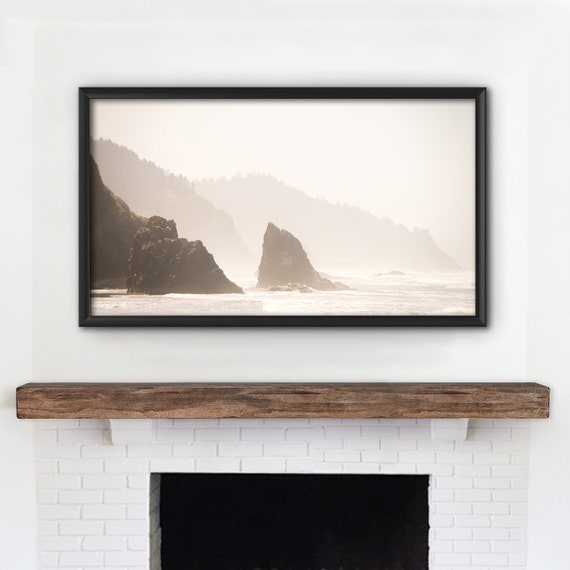 Samsung Frame Tv Art Pacific Northwest Coast Ocean View Art Etsy