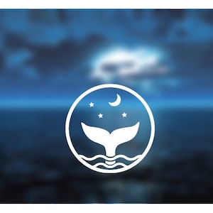 Whale Decal | Ocean Decal | Whale Sticker