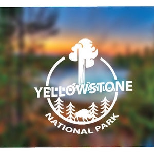 Yellowstone National Park Decal | Yellowstone National Park Sticker