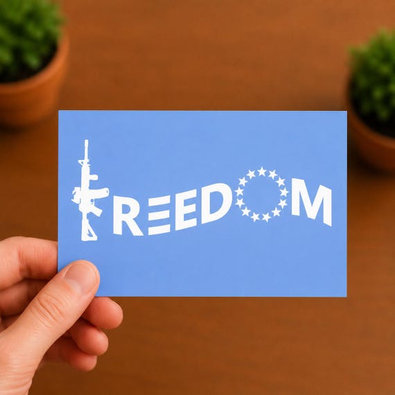 Freedom Vinyl Decal | Patriotic American Sticker | USA Freedom Decal | Patriotic Gift