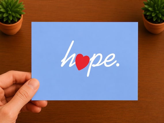 Hope Christian Vinyl Decal | Faith Sticker | Inspirational Christian Sticker | Encouragement Gift