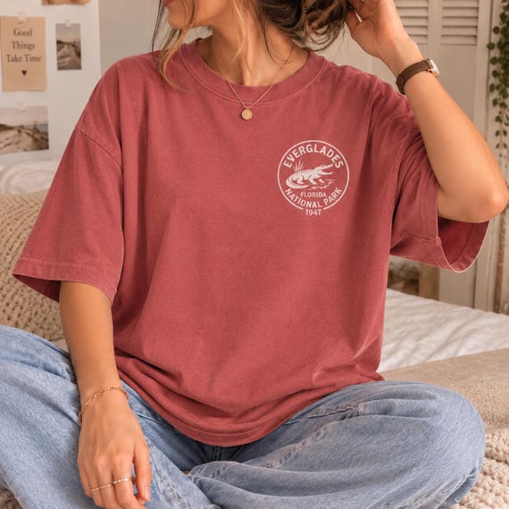 Everglades National Park Comfort Colors Shirt, Adult T-Shirt, Florida Alligator Graphic Tee
