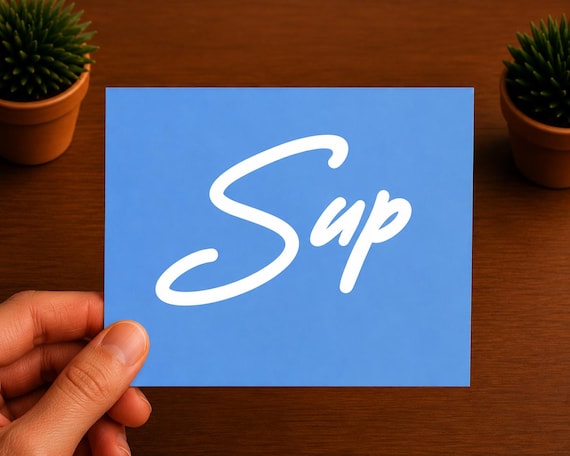 SUP Vinyl Decal | Stand Up Paddle Board Sticker | Paddle Boarding Decal | Lake Life Gift
