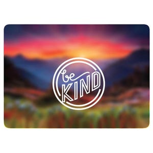 Be Kind Vinyl Decal | Inspirational Kindness Sticker for Car, Laptop, or Water Bottle