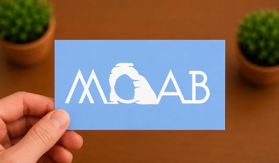 Moab Utah Vinyl Decal | Arches National Park Sticker | Desert Adventure Decal