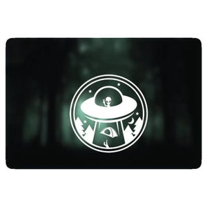 UFO Decal | Alien Decal | Spaceship Sticker | Camping Tent Decal