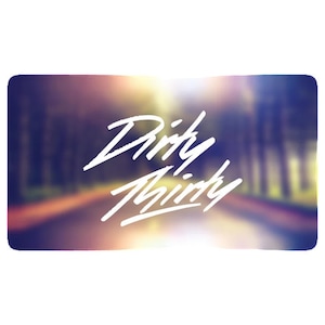 Dirty Thirty Vinyl Decal | 30th Birthday Sticker for Tumblers, Cars, or Laptops