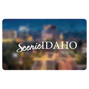 Szenische Idaho Vinyl Aufkleber | Idaho Zustand Aufkleber | Natur Reisegeschenk für Auto oder Laptop