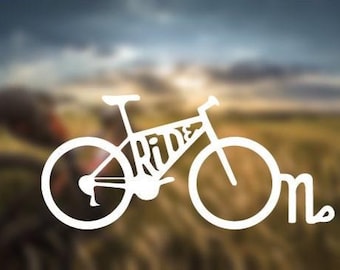 Sticker Ride On Bike : Sticker vélo vélo en vinyle