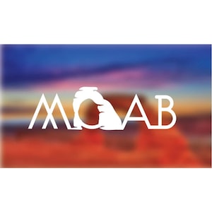 Moab Decal | Yeti Decal | Laptop Decal | National  Park   | Arches Decal