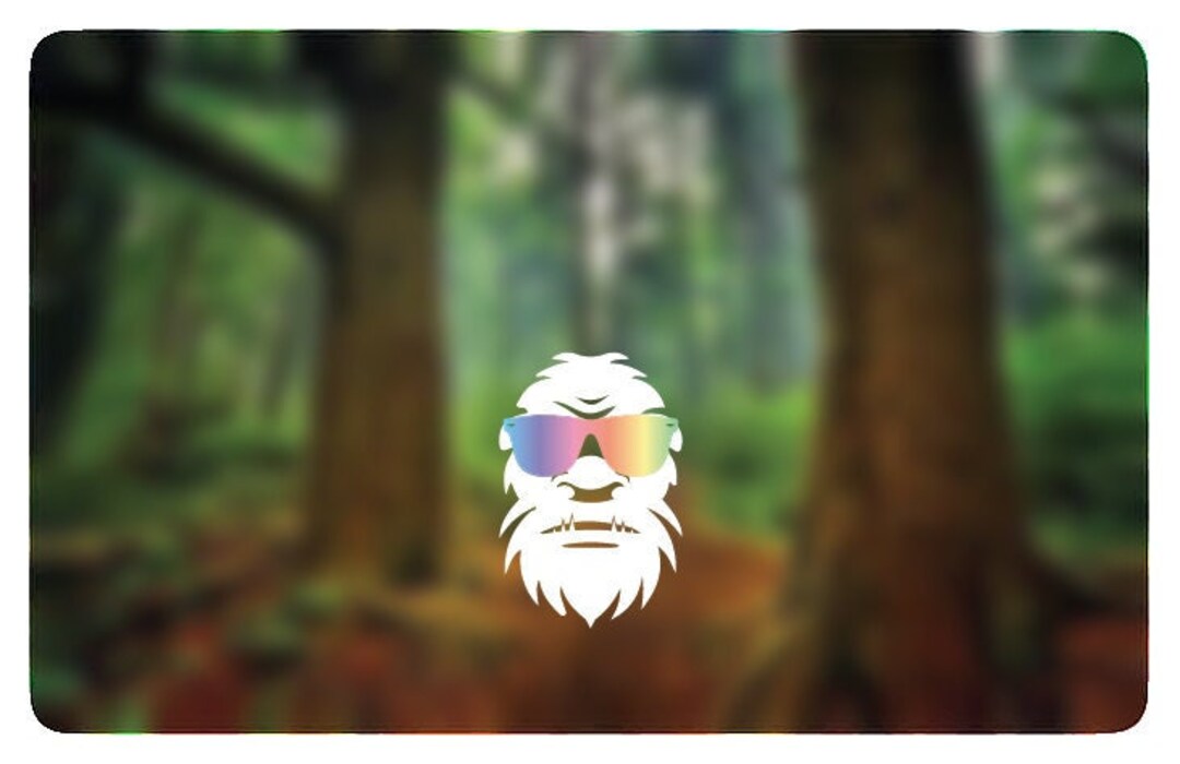 Bigfoot Face Decal Bigfoot Sticker Sunglass Decal Bigfoot Sunglasses