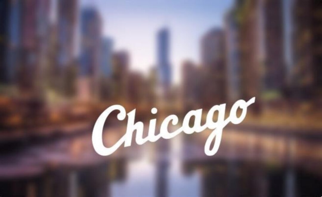 Chicago Window Sticker Chicago Decal – Chicago Sticker – City Vinyl Car Window Laptop Travel ...