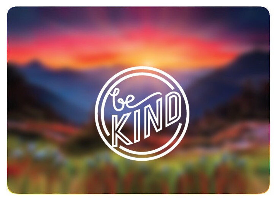 Be Kind Decal | Be Kind Sticker - Etsy