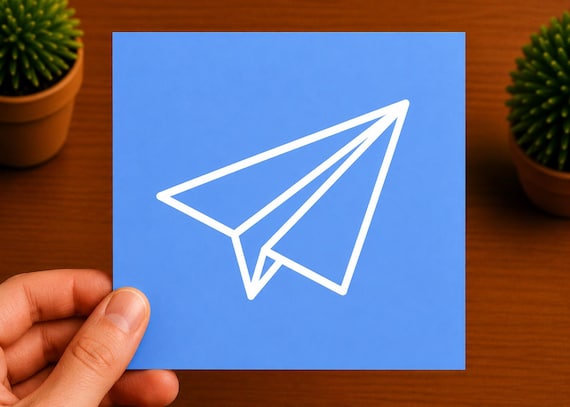 Paper Airplane Vinyl Decal | Travel Sticker | Wanderlust Decal | Adventure Gift | Car Window Sticker