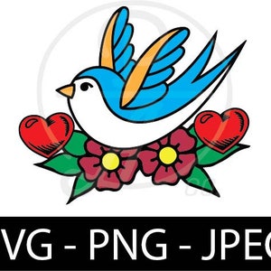 Hirondelle oiseau SVG, SVG oiseau, coupe Cricut Design, conception SVG hirondelle