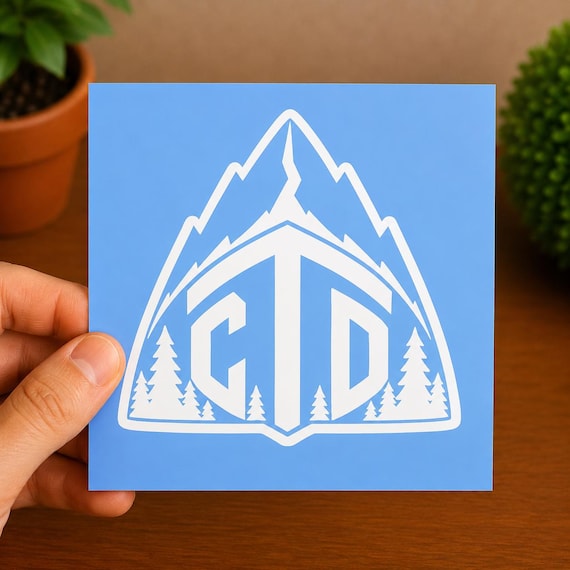 Continental Divide Trail Vinyl Decal | CDT Sticker | Backpacking Decal | Hiking Car Sticker | Trail Gift
