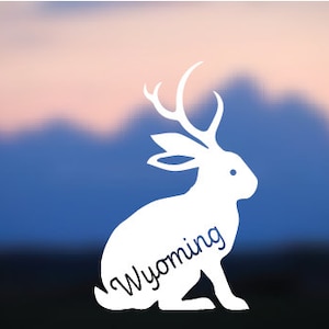 Jackalope Decal / Wyoming Decal