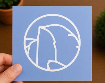 Half Dome Vinyl Decal | Yosemite National Park Sticker | California Mountain Decal | Outdoor Adventure Gift