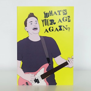 Cartão De Aniversário Mark Hoppus Blink-182