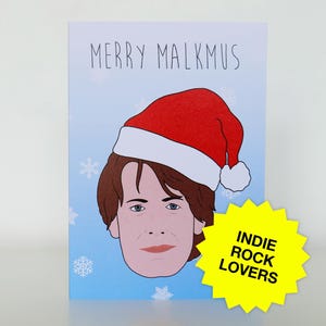 Stephen Malkmus bestrating kerstkaart