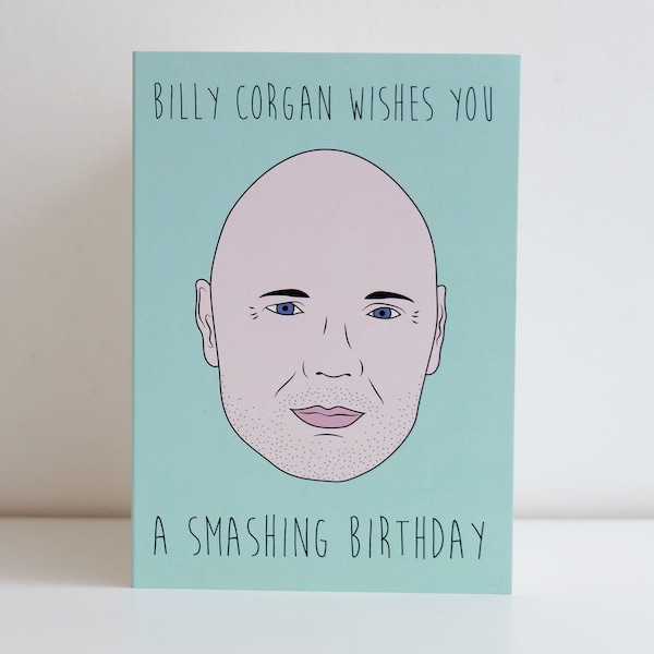 Carte d'anniversaire de Billy Corgan (Smashing Pumpkins)