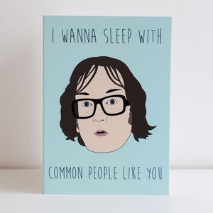 Tarjeta de San Valentín de Jarvis Cocker (Pulp)
