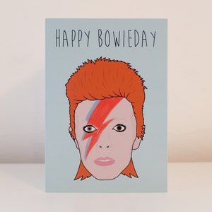 Carte Joyeux anniversaire Bowieday David Bowie