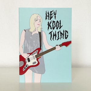 Kim Gordon Sonic Youth-verjaardagskaart