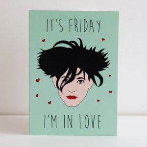 Carte Robert Smith The Cure pour la Saint-Valentin