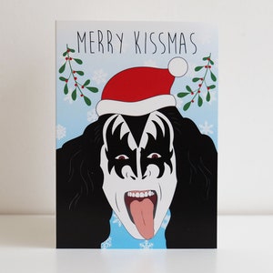 Gene Simmons Merry Kissmas Weihnachtskarte