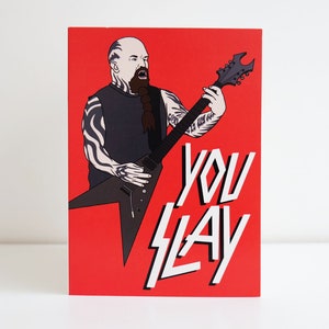 Kerry King Slayer Heavy Metal-verjaardagskaart