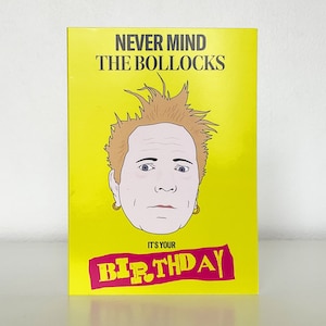 Tarjeta de cumpleaños de John Lydon Sex Pistols