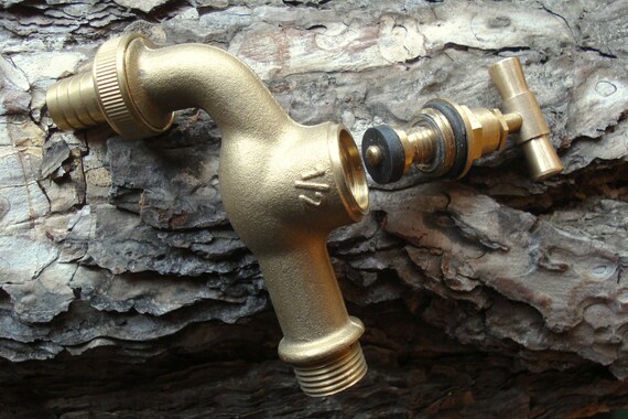 Vintage European Water Dog Faucet Large Bronze Water Spigot Etsy