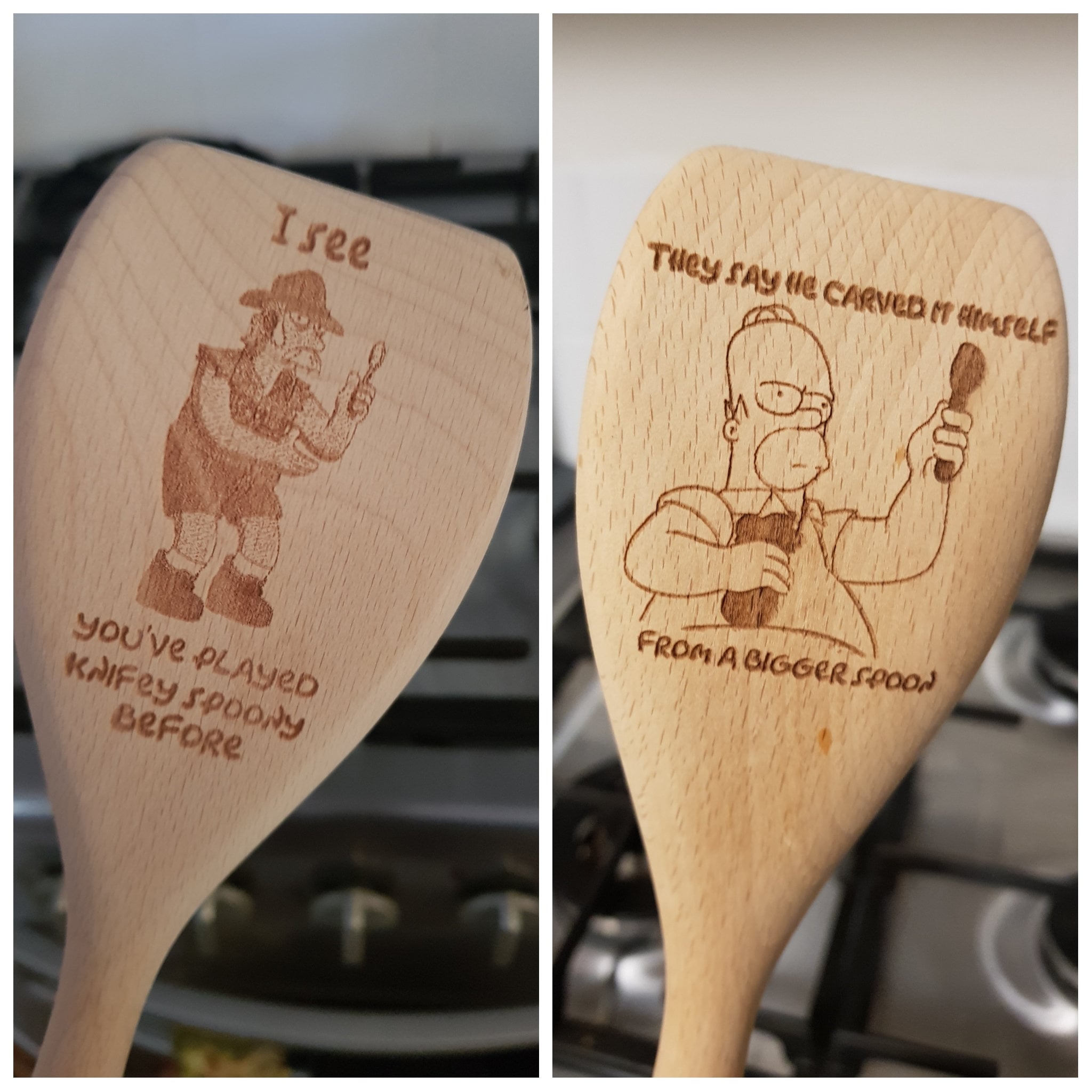 They say he carved it himself from a bigger spoon