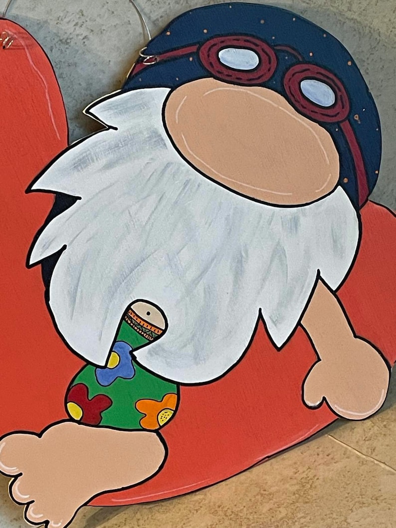 Gnome Door Hanger Summertime Gnomes Pool Gnome Pool Float Etsy