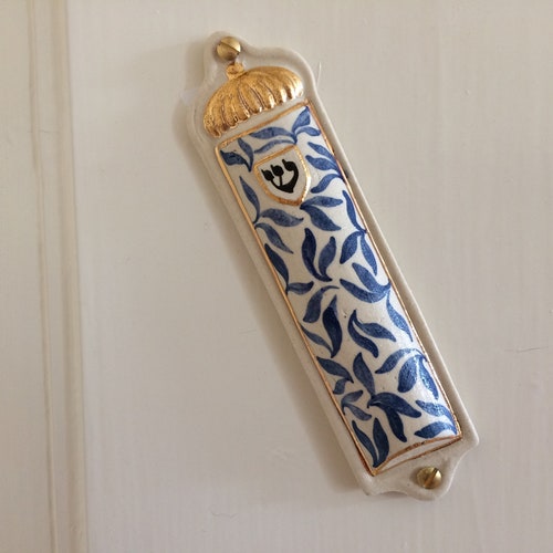 Mezuzah Ceramic Mezuzah Case Modern Mezuzah mezuzah With Etsy