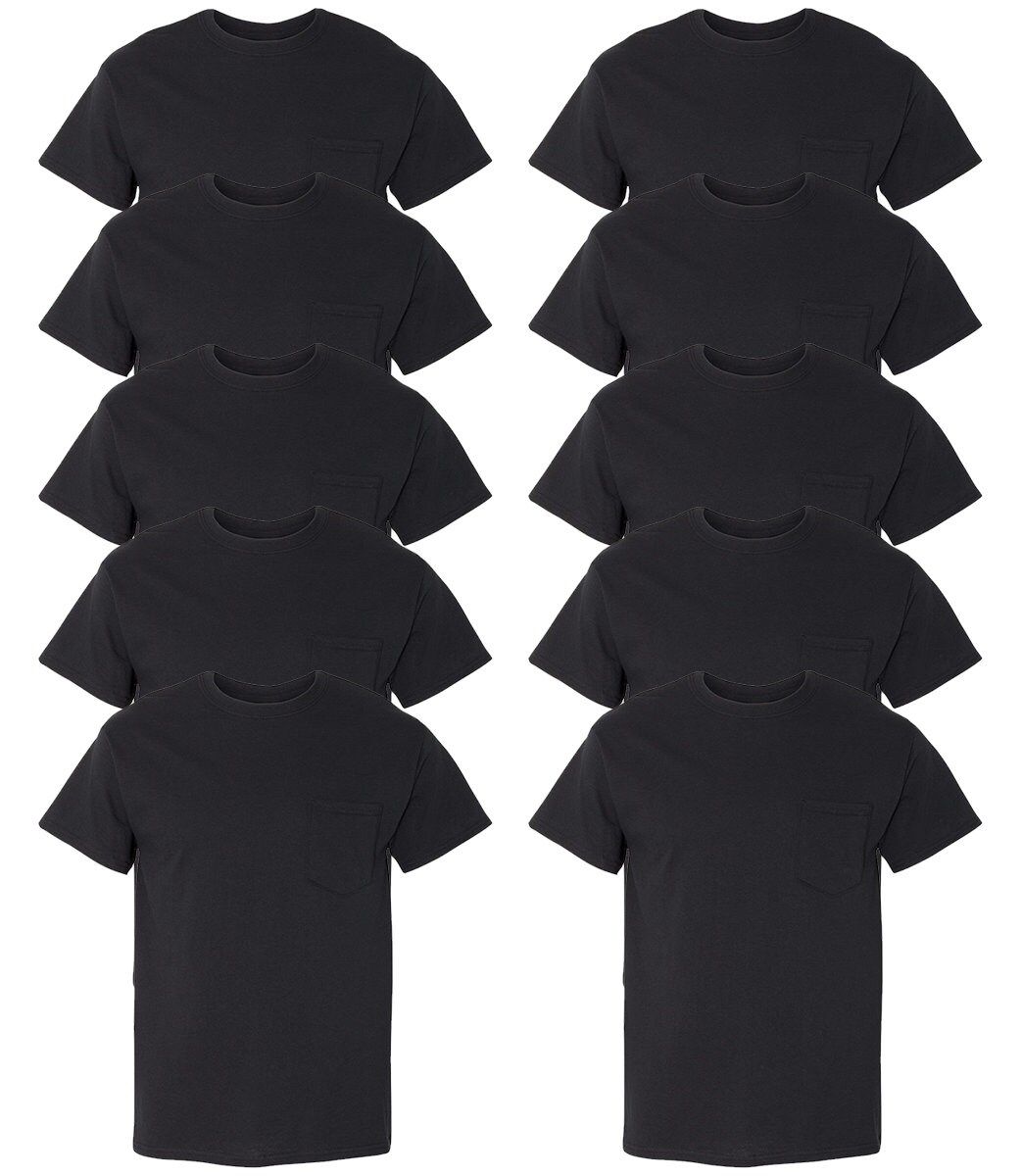 Custom Gildan Mens Plain T Shirts 10pack Short Sleeve Blank Etsy