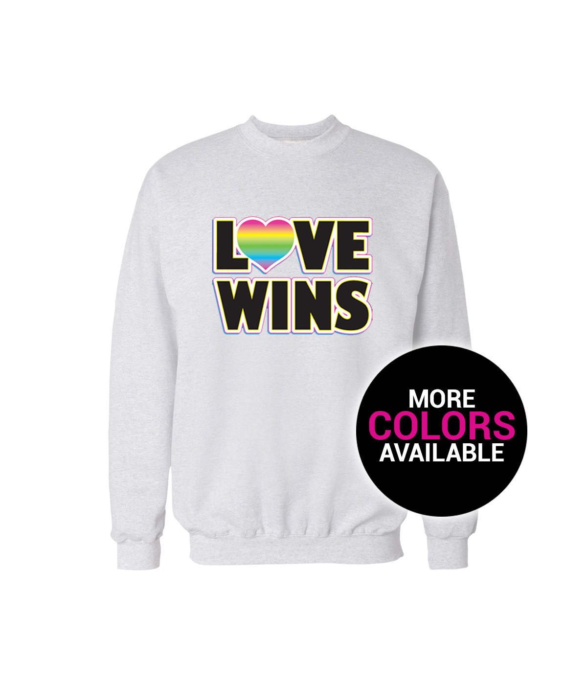 polyester crewneck sweatshirt