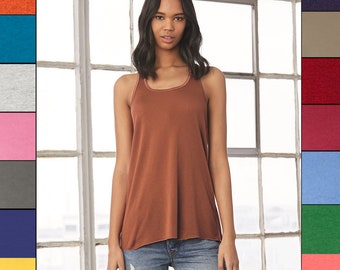 Bella + Canvas - Camiseta de tirantes deportiva suave y holgada para mujer - Tallas XS-2XL 8800