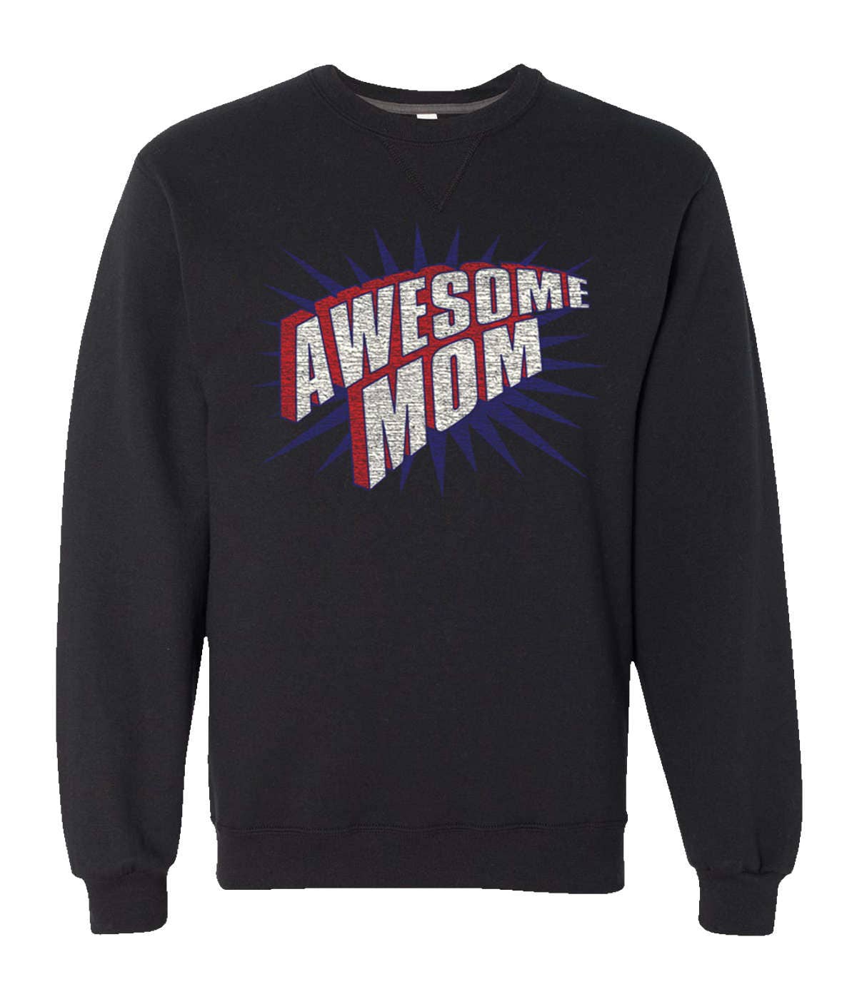 Awesome Mom Sweatshirt Crewneck Multiple Color Funny Women Etsy