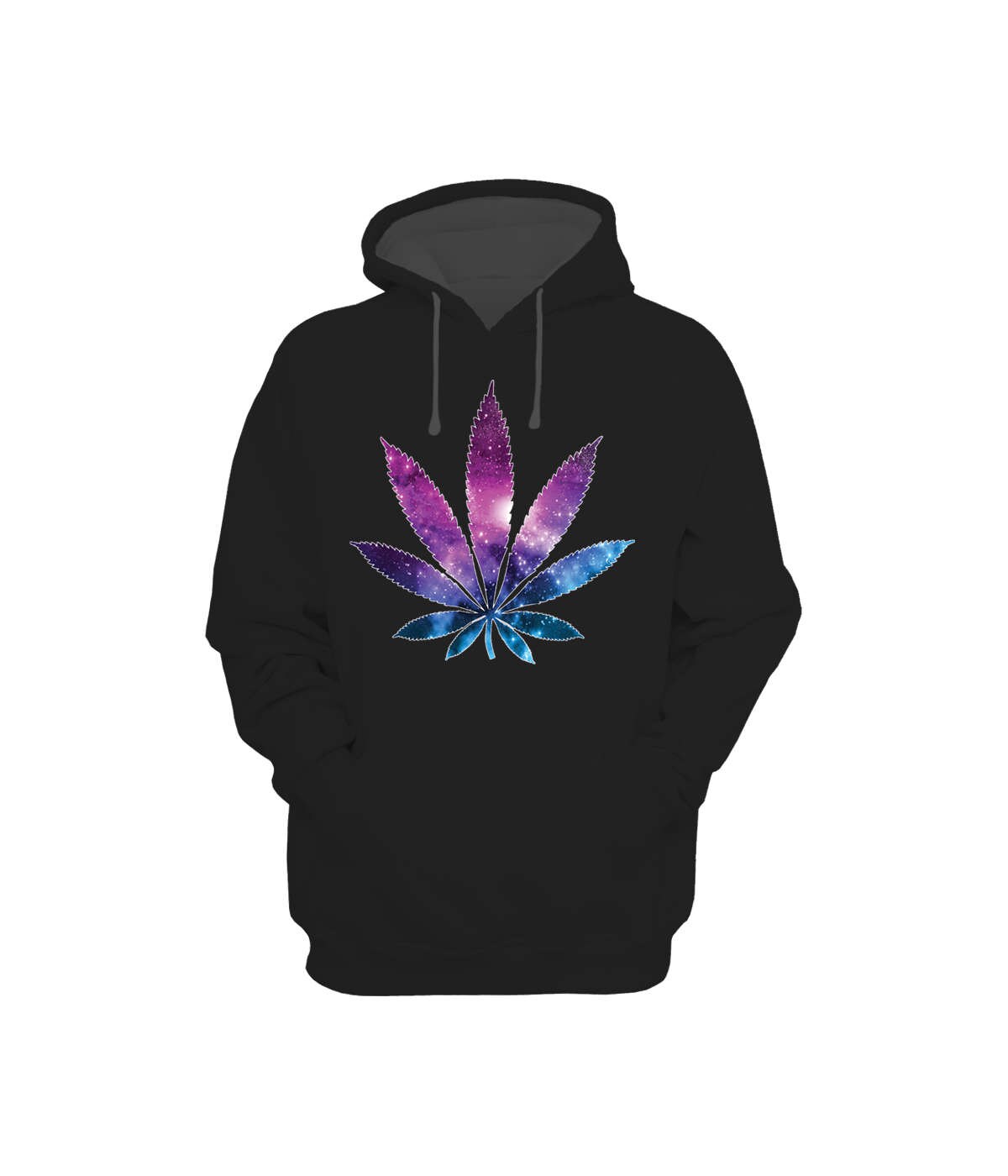 Galaxy clearance weed hoodie