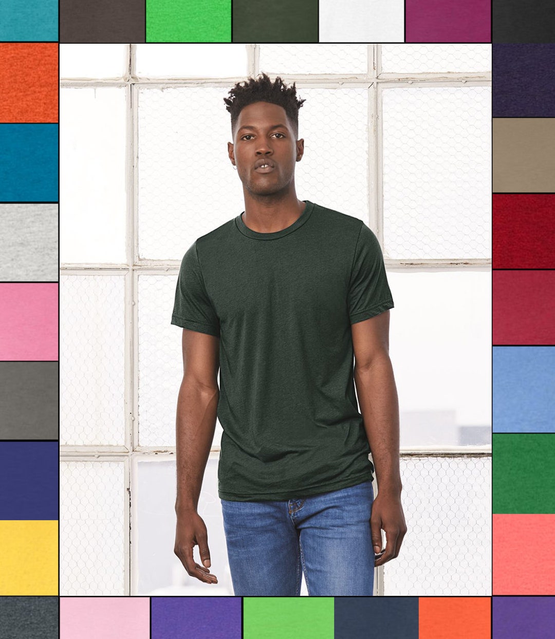 Custom Bella + Canvas - Unisex Triblend Short Sleeve Incredibly Soft T ...