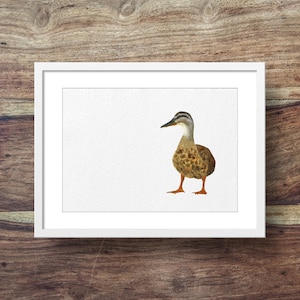 Mallard (Mother duck, Duck art great Easter,Mother&#39;s Day and or Nursery gift )