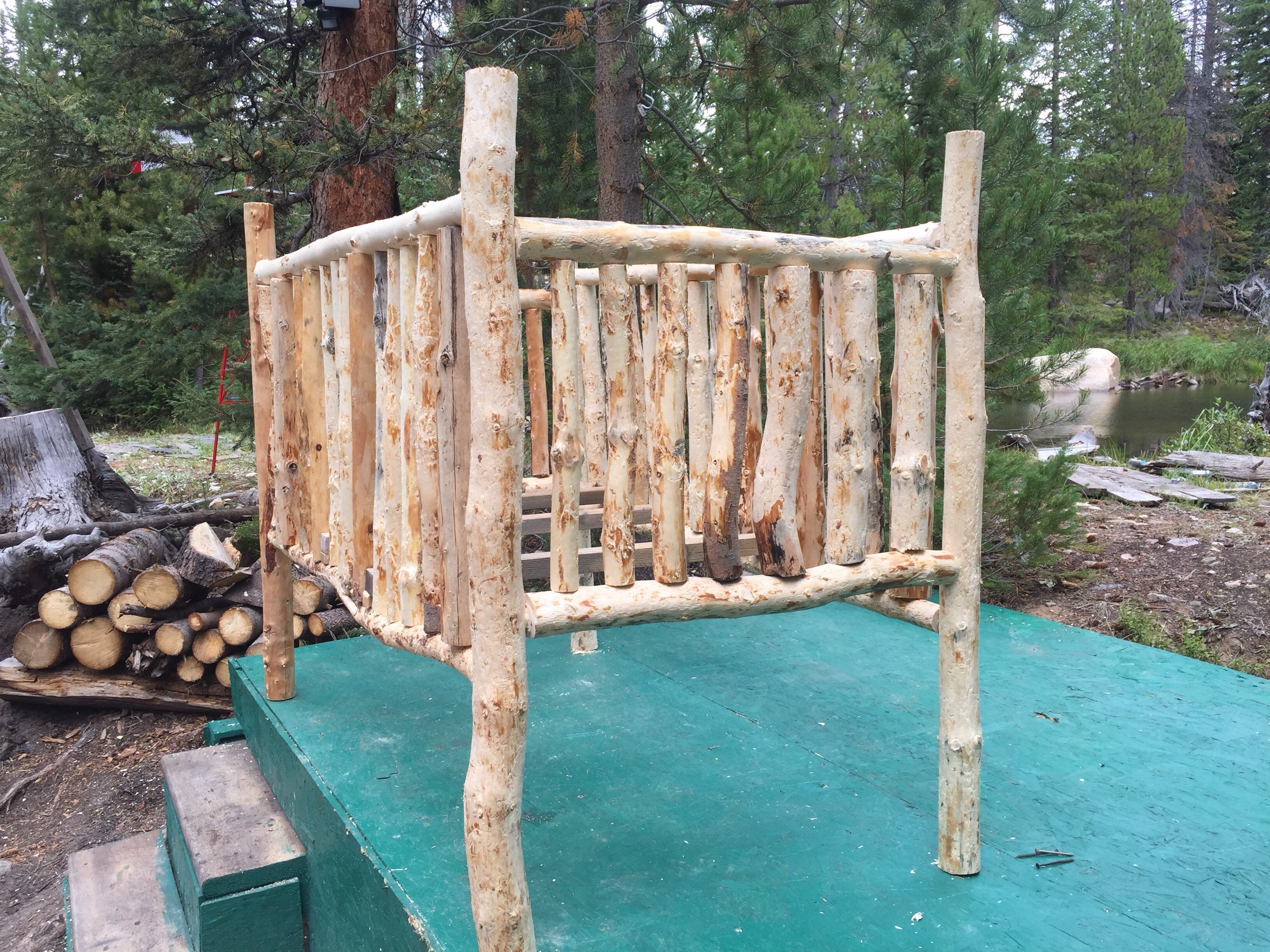rustic baby cribs