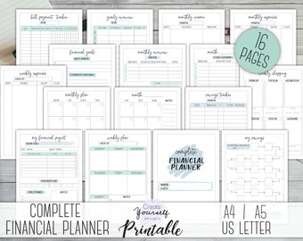 budget planner etsy